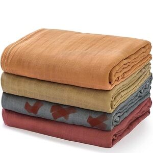 Momcozy Muslin Swaddle Blankets for Baby Boys and Girls 3-Pack